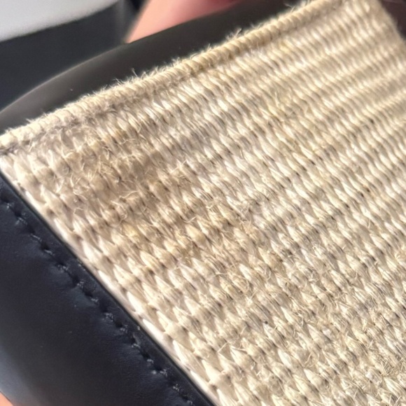 Kate Spade New York Montford Park Straw & Black w/ Gold Crossbody Bag / Purse - Picture 6 of 16